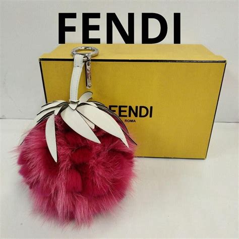 Fendi Fur Pineapple Bag Charm 